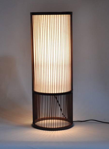 竹の照明器具
